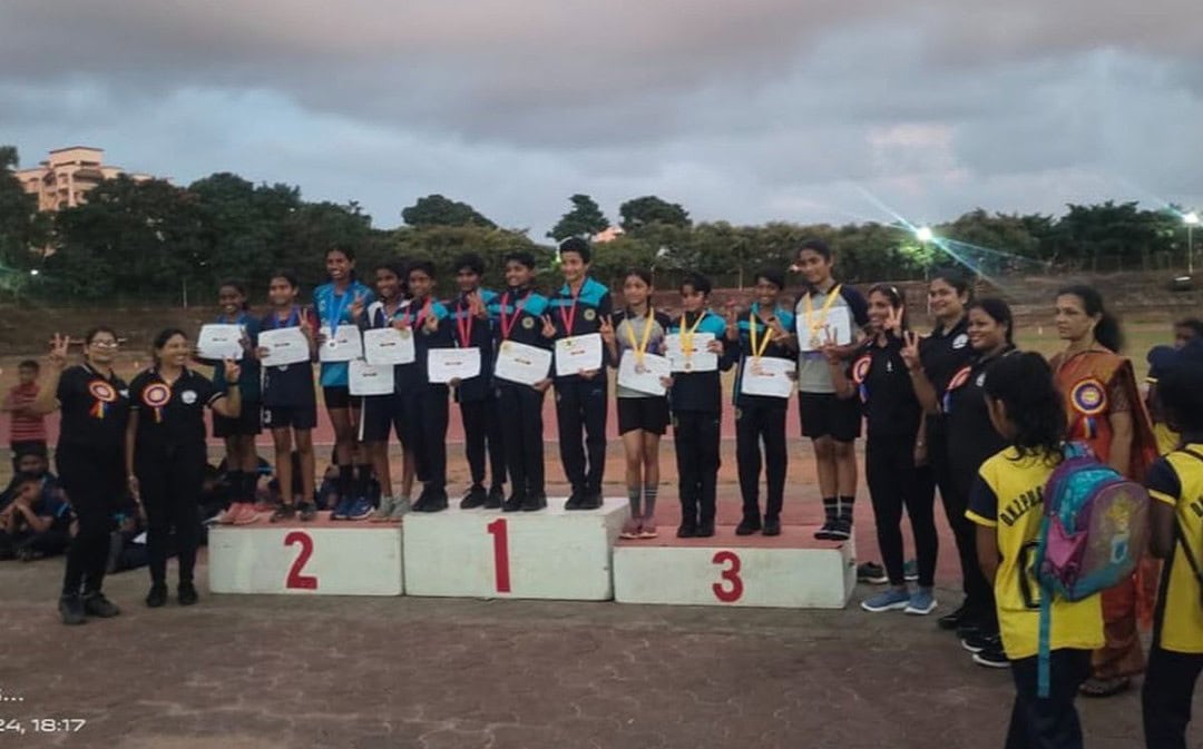 Winners at sports event