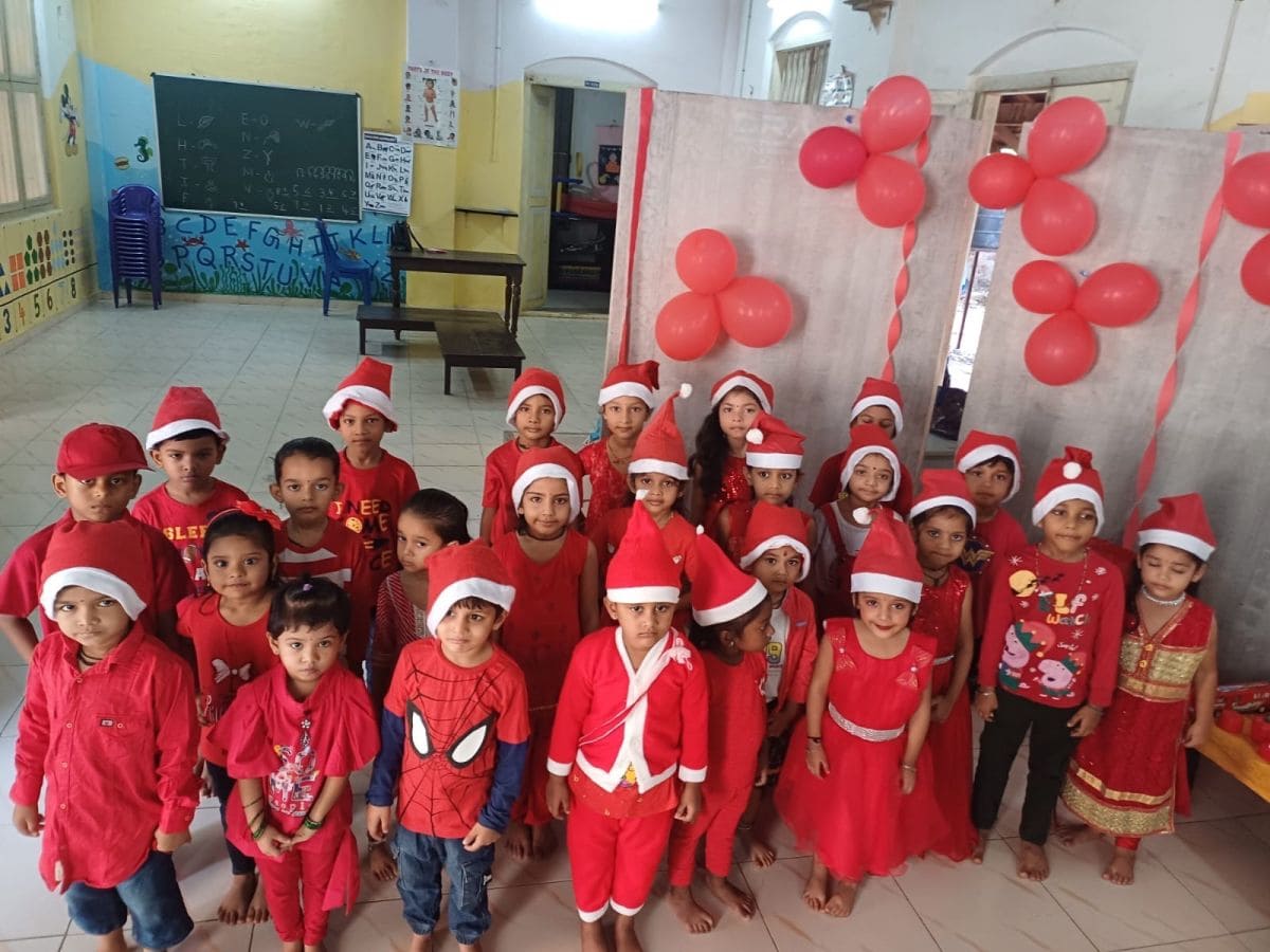 Red day and christmas celebration